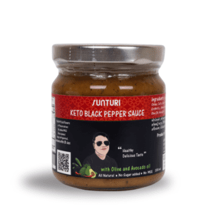 Keto black pepper sauce