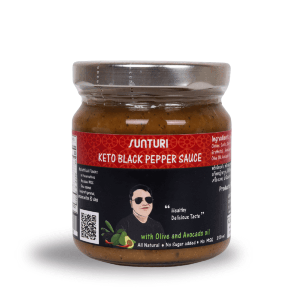 Keto black pepper sauce