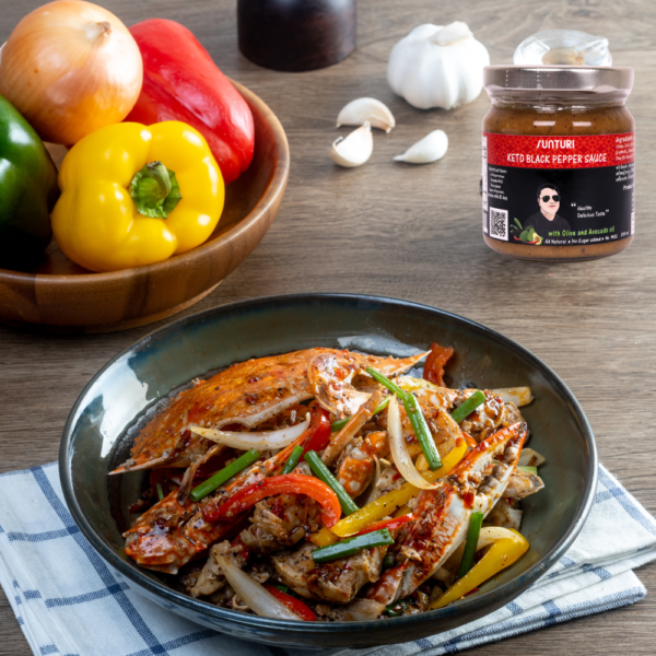 Keto black pepper sauce